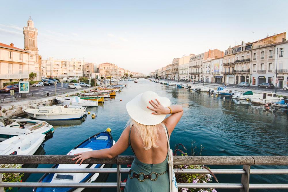 Grand Appartement 109M2 Vue Sur Quai Centre Ville,Wifi Sète Exterior foto